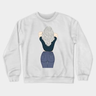 cool girl Crewneck Sweatshirt